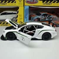 Метална кола с отварящи се врати и капаци MSZ BENTLEY CONTINENTAL GT3 1:24