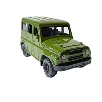 Метален джип с отварящи се врати капаци светлини и звуци UAZ 469 1:18