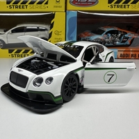 Метална кола с отварящи се врати и капаци MSZ BENTLEY CONTINENTAL GT3 1:24