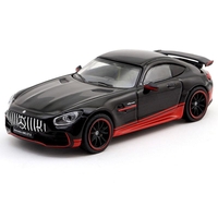 Метална кола с отварящи се врати, капаци, светлини и звуци Mercedes-Benz GT63 AMG 1:24