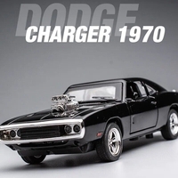 Метална кола с отварящи се врати светлини и звуци Dodge Charger 1970 1:24
