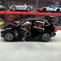Метална кола с отварящи се врати капаци светлини и звуци BMW X5 1:24