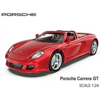 Метална кола с отварящи се врати и капаци MSZ PORSCHE CARERA GT 1:24