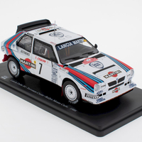 Метална кола Lancia Delta S4 - Rallye Monte - Carlo 1986 - Altaya 1:24