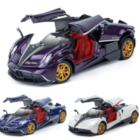 Метална кола с отварящи се врати светлини и звуци Pagani Huayra 1:24