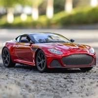 Метална кола с отварящи се врати и капаци светлини и звуци Aston Martin DBS Superleggera 1:24