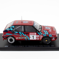 Метална кола Lancia Delta Integrale 16V - Rallye Sanremo 1989 Altaya 1:24