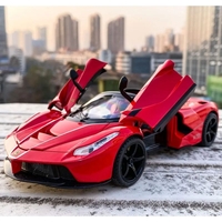 Метална кола с отварящи се врати и капаци светлини и звуци Ferrari LaFerrari Aperta 1:24