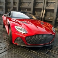 Метална кола с отварящи се врати и капаци светлини и звуци Aston Martin DBS Superleggera 1:24