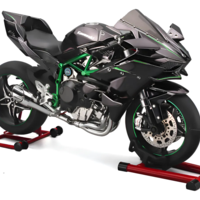 Мотор Kawasaki Ninja H2R 1:6 с пушек