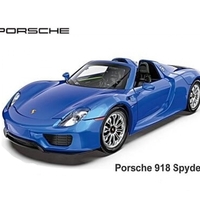 Метална кола с отварящи се врати и капаци MSZ PORSCHE 918 SPYDER 1:24