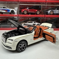 Метална кола с отварящи се врати, капаци, светлини и звуци Rolls Royce Dawn 1:24