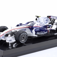 Метална кола BMW Sauber F1.08 Robert Kubica Formula 1 2008 - Edicola 1:24
