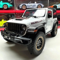 Метален джип с отварящи се врати капаци светлини и звуци Jeep Rubicon 1:18