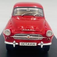 Метална кола Skoda Octavia Super Red 1959 WHITE BOX 1:24