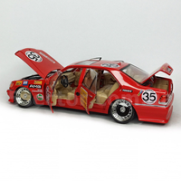 Метална кола с отварящи се врати, светлини и звуци Mercedes-Benz S-Class W140 320 SEL 1:24