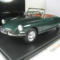 Метална кола Citroen DS 19 Convertible 1963 metallic-green - WHITE BOX 1:24