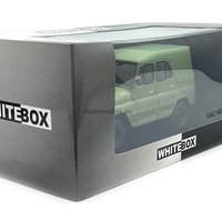 Метален джип UAZ 469 Olive Green WHITE BOX 1:24