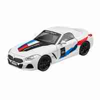 Метална кола с отварящи се врати и капаци светлини и звуци BMW Z4 M40i Motorsport 1:24