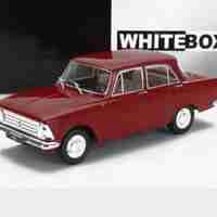 Метална кола Москвич / Moskvitch 408 - 1966 WHITE BOX 1:24
