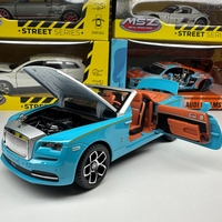 Метална кола с отварящи се врати, капаци, светлини и звуци Rolls Royce Dawn 1:24