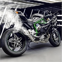 Мотор Kawasaki Ninja H2R 1:6 с пушек