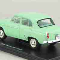 Метална кола Москвич / Moskvitch 403 Light Green Hachette 1:24