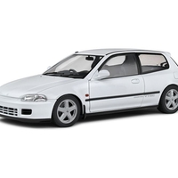 Метална кола HONDA CIVIC (EG6) WHITE 1991 - SOLIDO 1/18