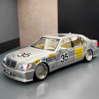 Метална кола с отварящи се врати, светлини и звуци Mercedes-Benz S-Class W140 320 SEL 1:24