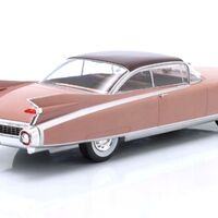 Метална кола Cadillac Eldorado Sevil Light Rose 1959 WHITE BOX 1:24