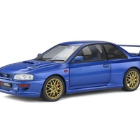Метална кола Subaru Impreza 22b Sonic Blue 1998 - Solido 1:18