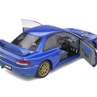 Метална кола Subaru Impreza 22b Sonic Blue 1998 - Solido 1:18