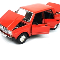 Метална кола с отварящи се врати капаци светлини и звуци Лада / Lada 2107 - 1:24