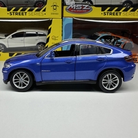 Метална кола с отварящи се врати и капаци MSZ BMW X6 1:24