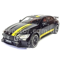 Метална кола с отварящи се врати, капаци, светлини и звуци Mercedes-AMG GT63 S 1:24