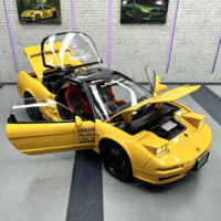 Метална кола с отварящи се врати, капаци, светлини и звуци HONDA Acura NSX 1:24