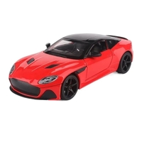 Метална кола с отварящи се врати и капаци светлини и звуци Aston Martin DBS Superleggera 1:24