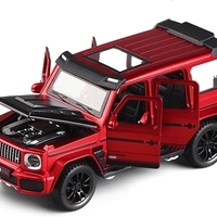 Метален джип с отварящи се врати светлини и звуци Mercedes G-Class BRABUS G700 1:32
