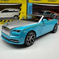 Метална кола с отварящи се врати, капаци, светлини и звуци Rolls Royce Dawn 1:24