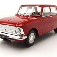 Метална кола Москвич / Moskvitch 408 - 1966 WHITE BOX 1:24