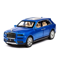 Метална кола с отварящи се врати, капаци, светлини и звуци Rolls-Royce Cullinan 1:22