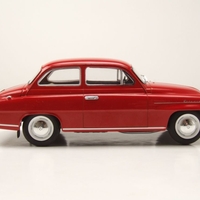 Метална кола Skoda Octavia Super Red 1959 WHITE BOX 1:24