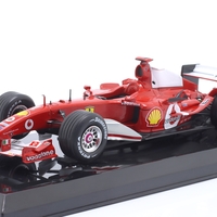 Метална кола Ferrari F2004 Michael Schumacher Formula 1 World Champion 2004 - Edicola 1:24