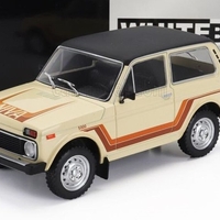 Метална кола Lada Niva 5000 Beige 1980 - WHITE BOX 1:24