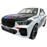 Метална кола с отварящи се врати капаци светлини и звуци BMW X5 M 1:24