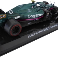 Метална кола Aston Martin AMR21 Sebastian Vettel 2nd Azerbaijan GP (Baku) Formula 1 2021 - Edicola 1:24