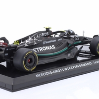 Метална кола Mercedes-AMG F1 W14 E Performance Lewis Hamilton Formula 1 2023 - Edicola 1:24