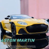 Метална кола с отварящи се врати и капаци светлини и звуци Aston Martin DBS Superleggera 1:24