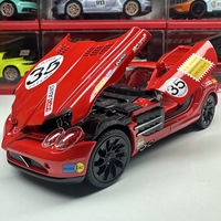 Метална кола с отварящи се врати, светлини и звуци Mercedes SLR McLaren 1:24