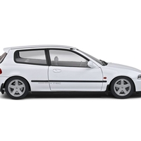 Метална кола HONDA CIVIC (EG6) WHITE 1991 - SOLIDO 1/18